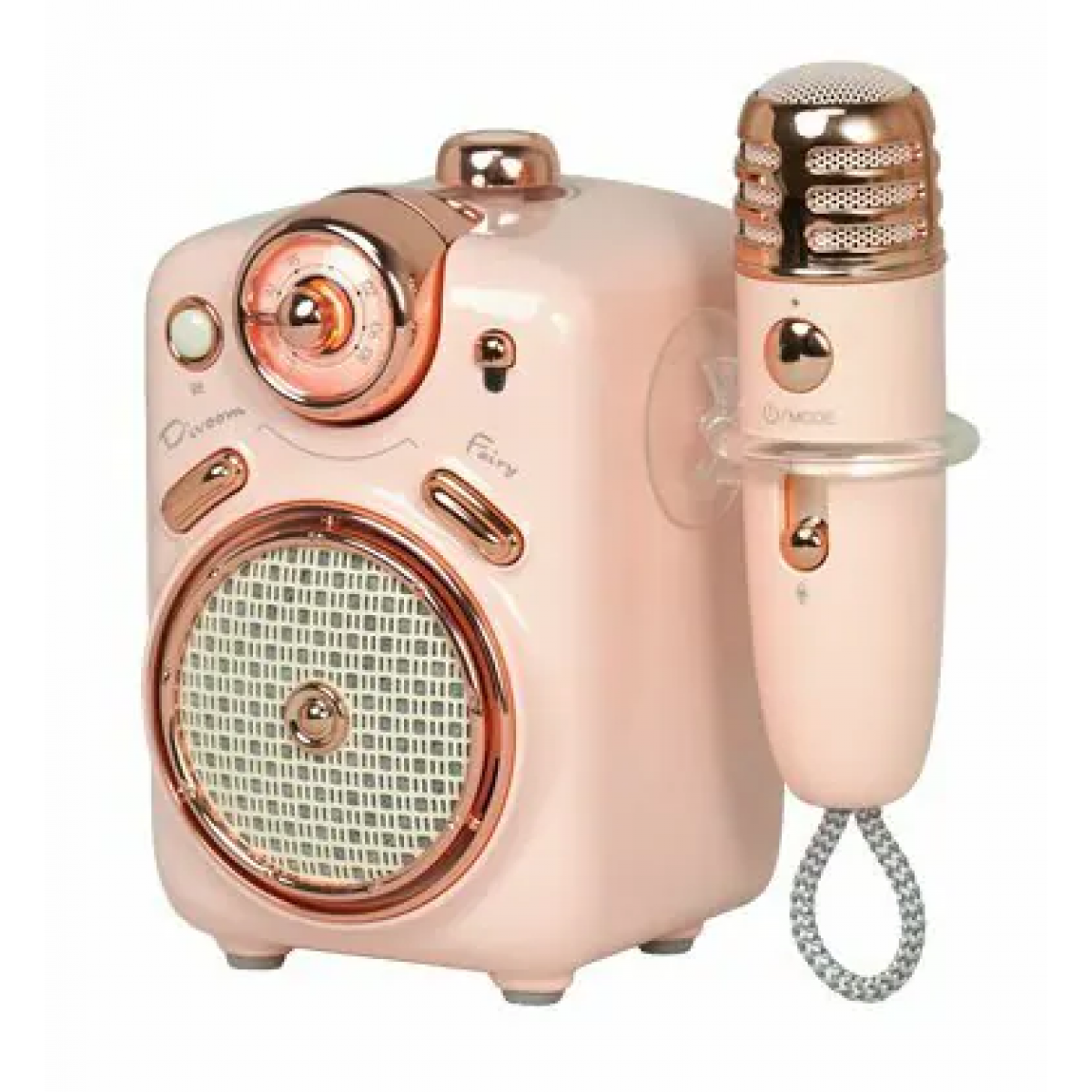 Divoom Fairy - 2 (Pink) 卡拉OK收音機藍牙喇叭 (粉色)